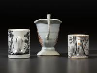 Six Chinese Export Porcelain 'Quaker Farmer' Articles