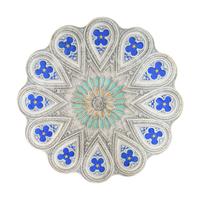 A Florentine Carved Giltwood and Scagliola Top Center Table