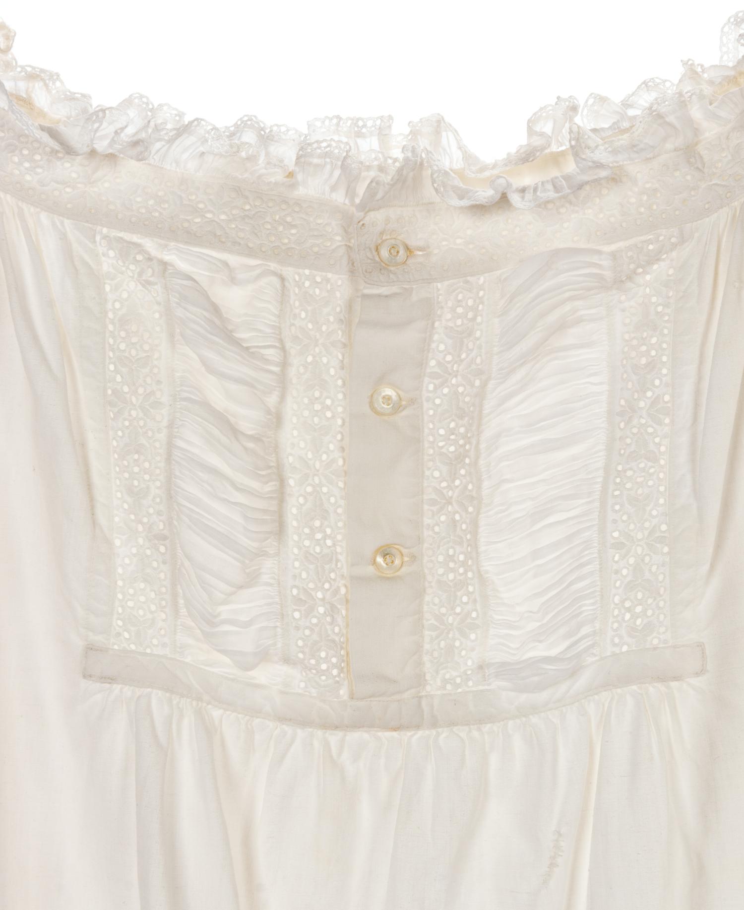 Collection of Nine Bed Jackets and Chemises, 1850-1900