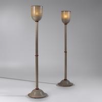 Pair of Murano Glass Floor Lamps