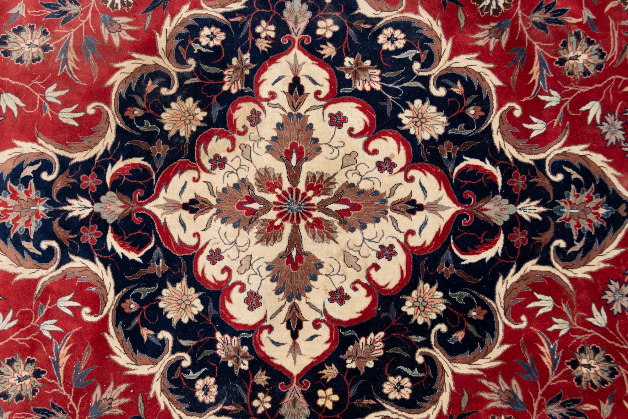 A Kashan Wool Rug