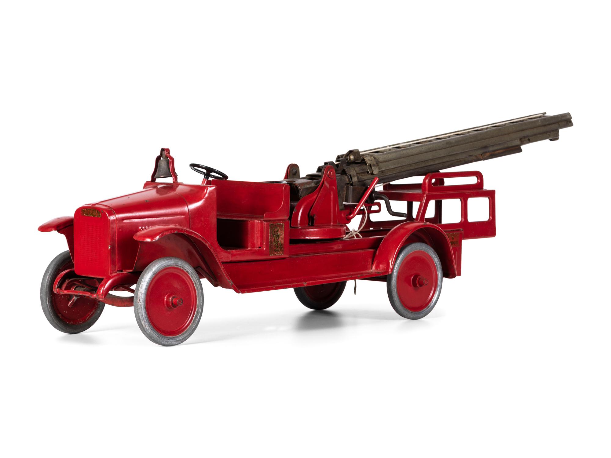 A Buddy L Pressed Steel Ladder Truck