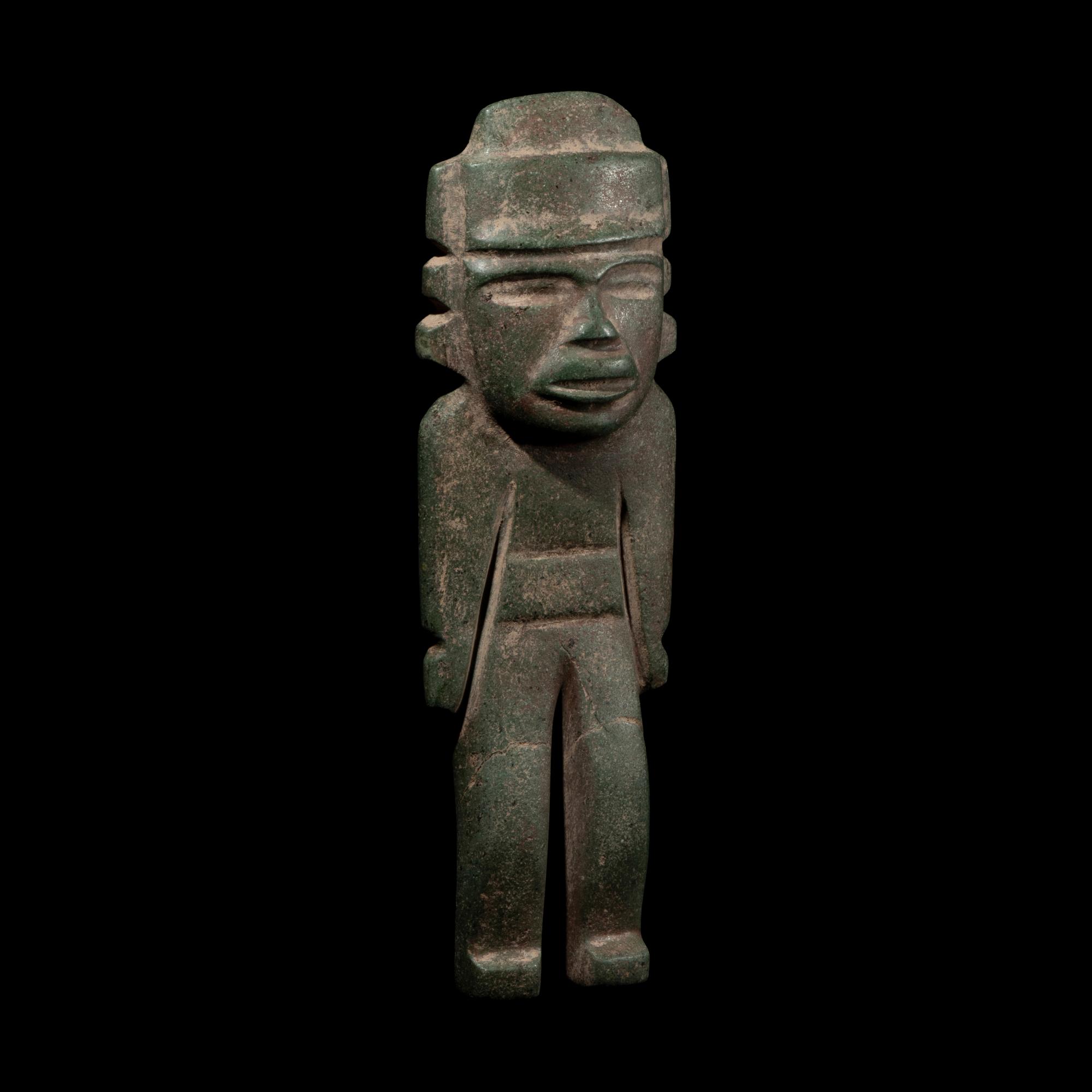 A Teotihuacan Greenstone Standing Figure