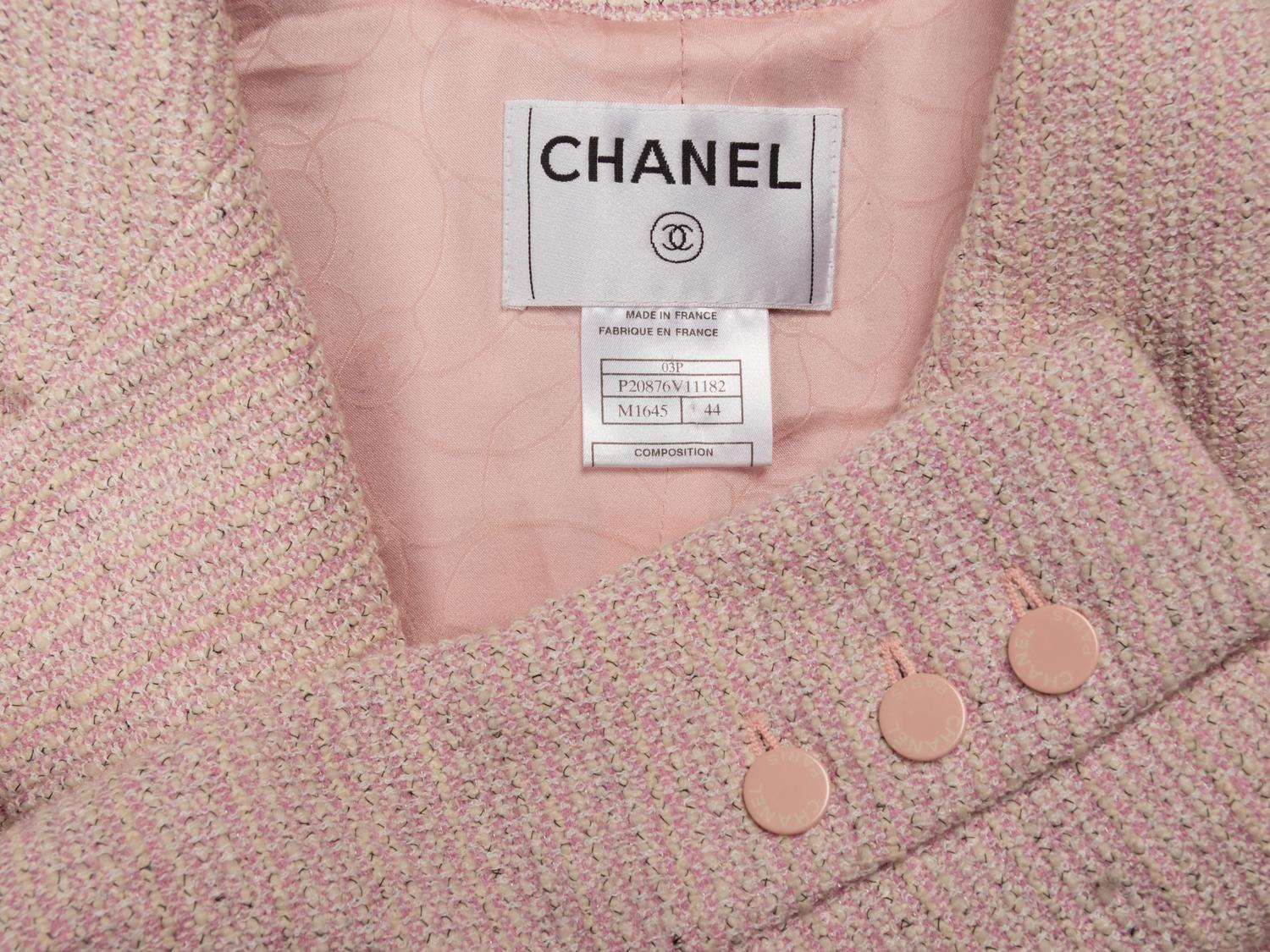 Chanel, Pale Pink Tweed Jacket