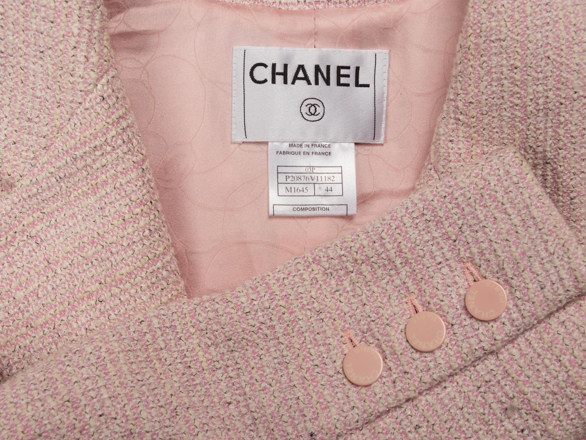 Chanel, Pale Pink Tweed Jacket