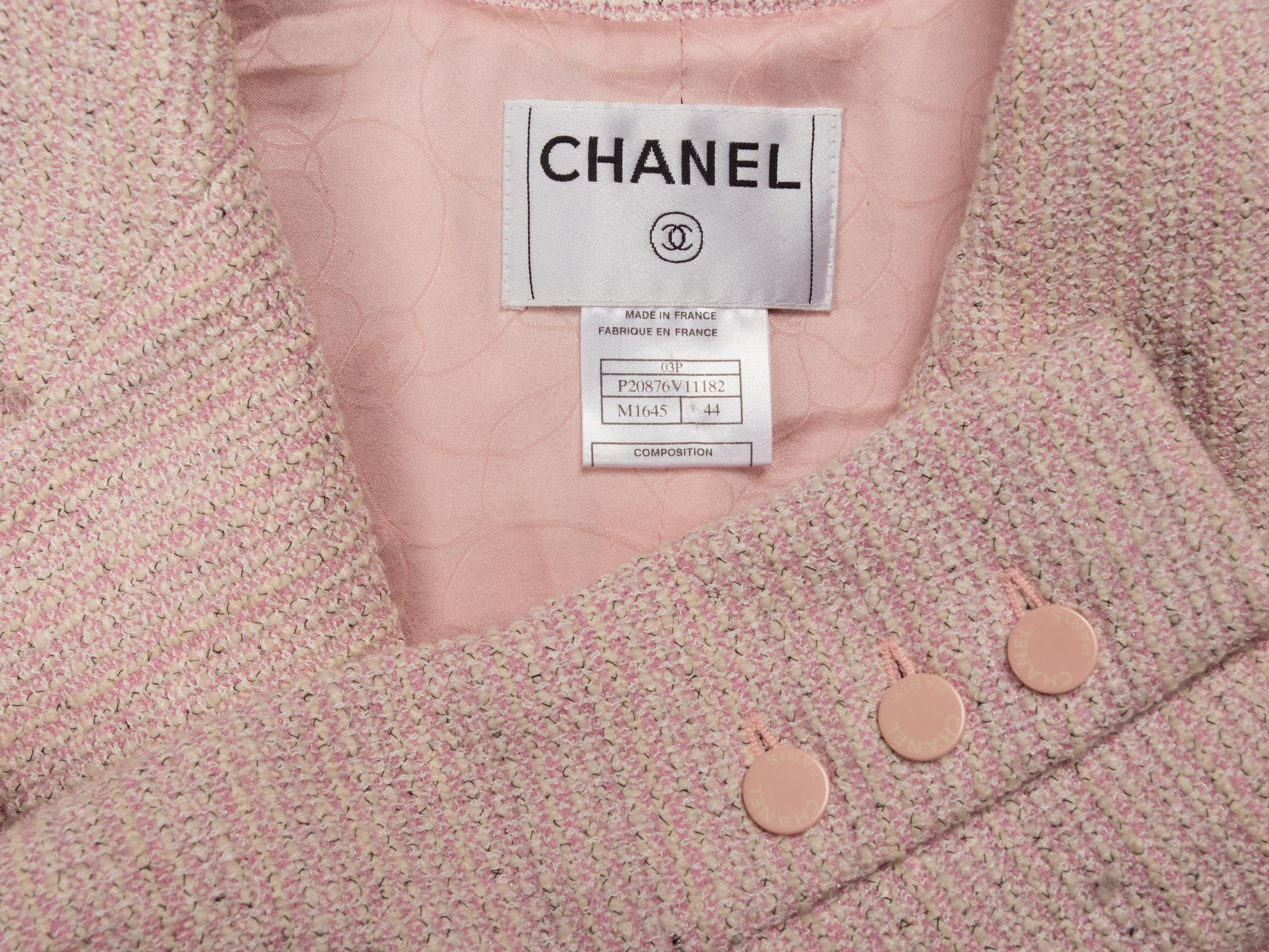 Chanel, Pale Pink Tweed Jacket