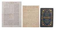 [POLITICS]. A diverse group of 19th-century ephemera, incl. politics, agriculture, and commerce.