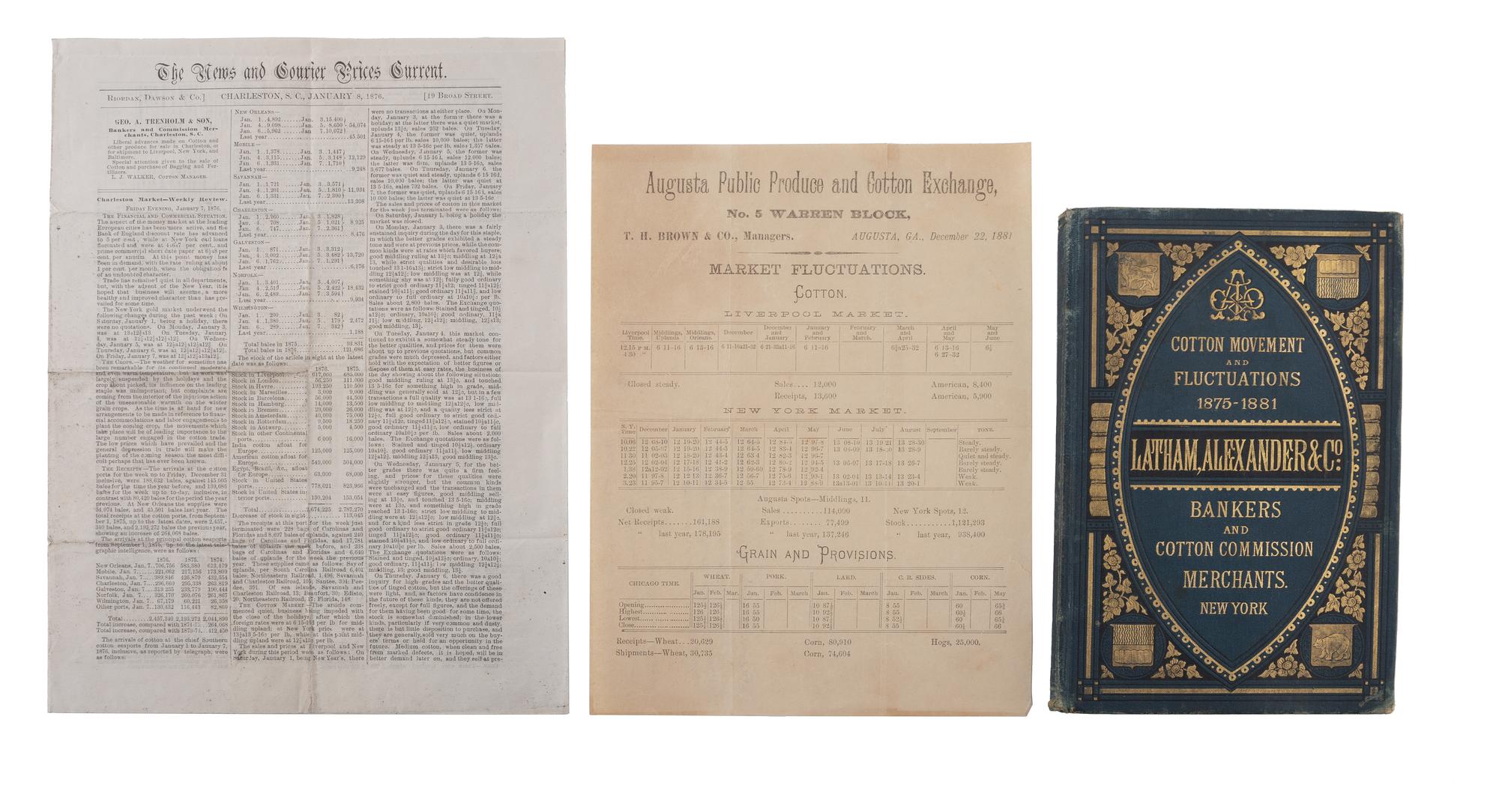[POLITICS]. A diverse group of 19th-century ephemera, incl. politics, agriculture, and commerce.
