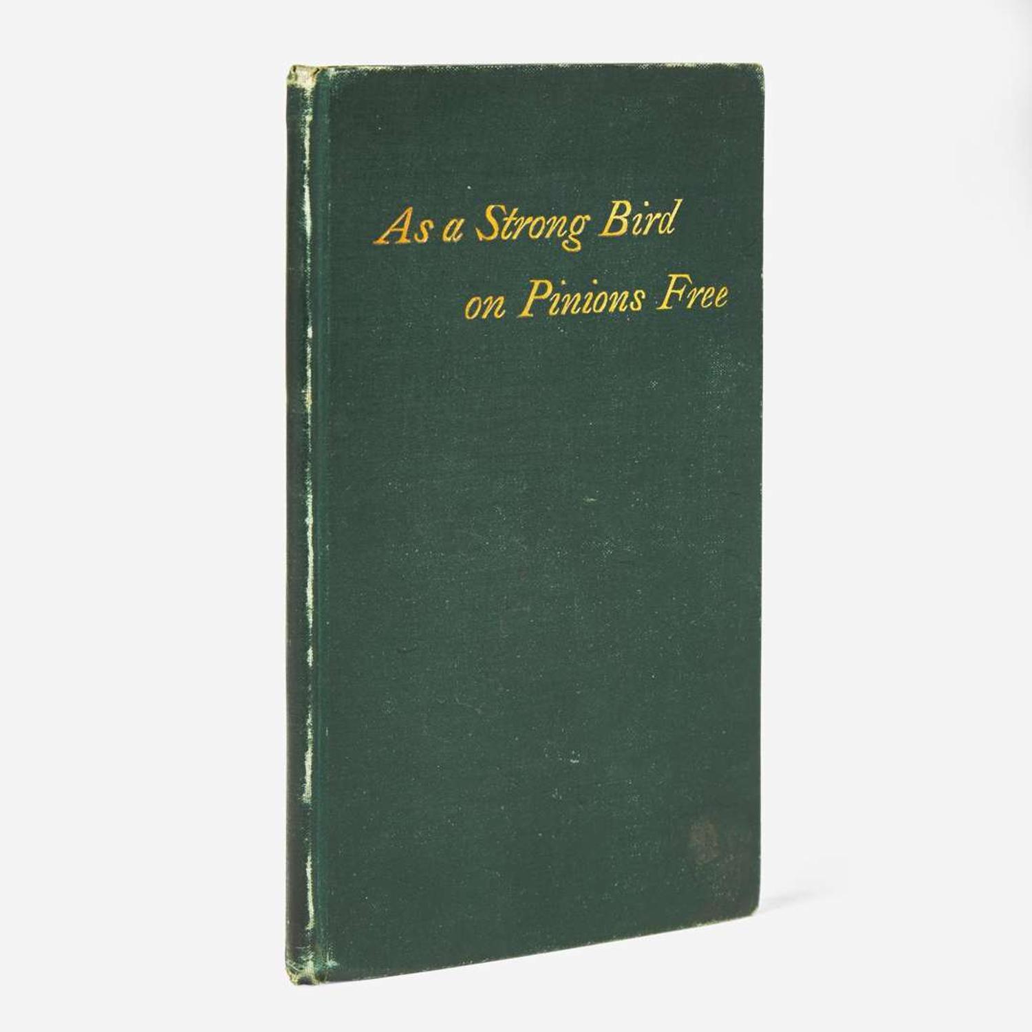 [Literature] (Whitman, Walt) As a Strong Bird on Pinions Free. And Other Poems