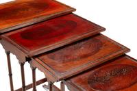 An English Marquetry Four-Stack Table