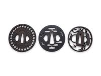 Ten Cast Iron Tsubas