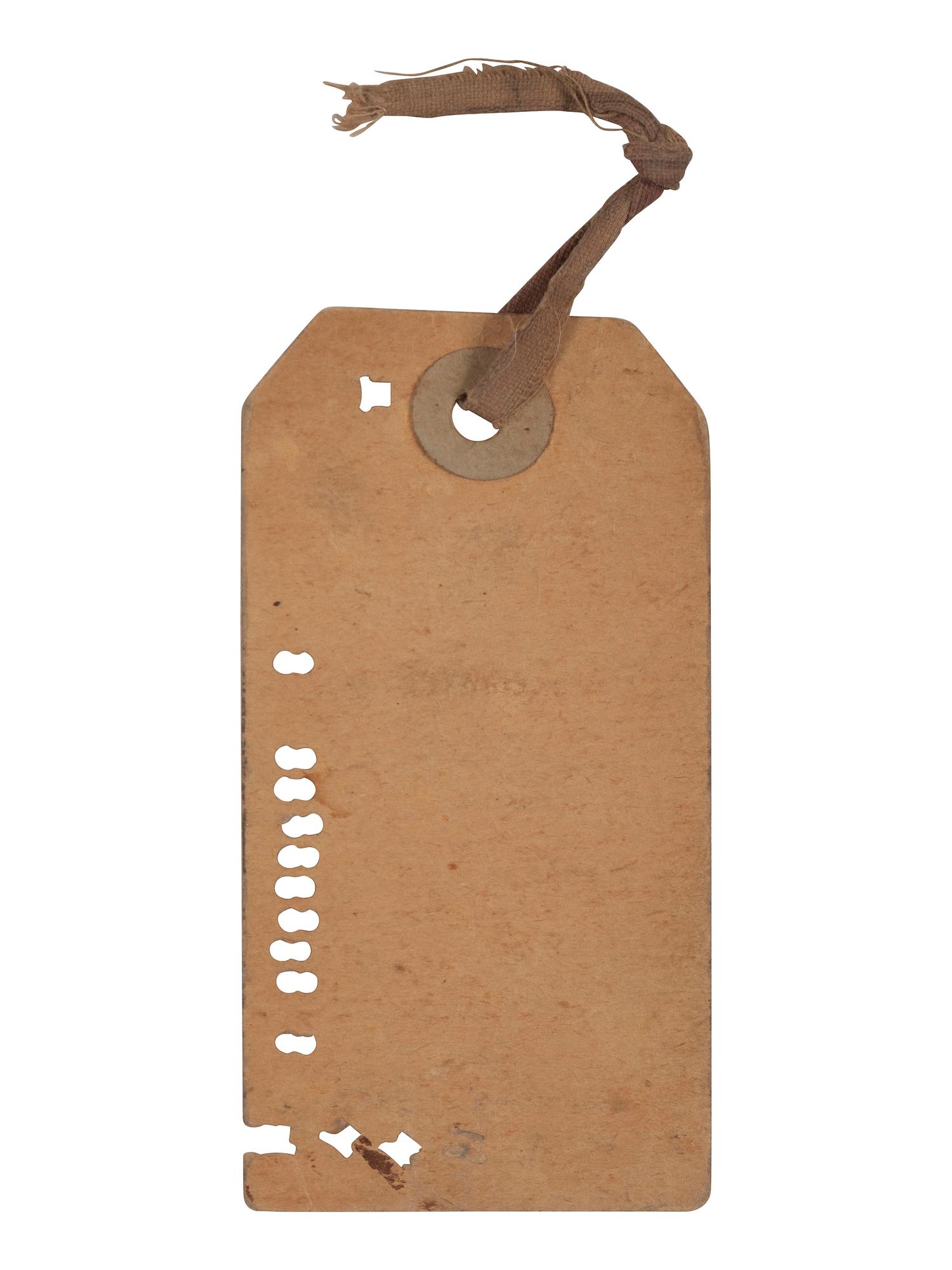 [NATIVE AMERICAN]. Indian reservation weekly ration card, 1905.