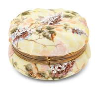 A Wavecrest Glass Dresser Box