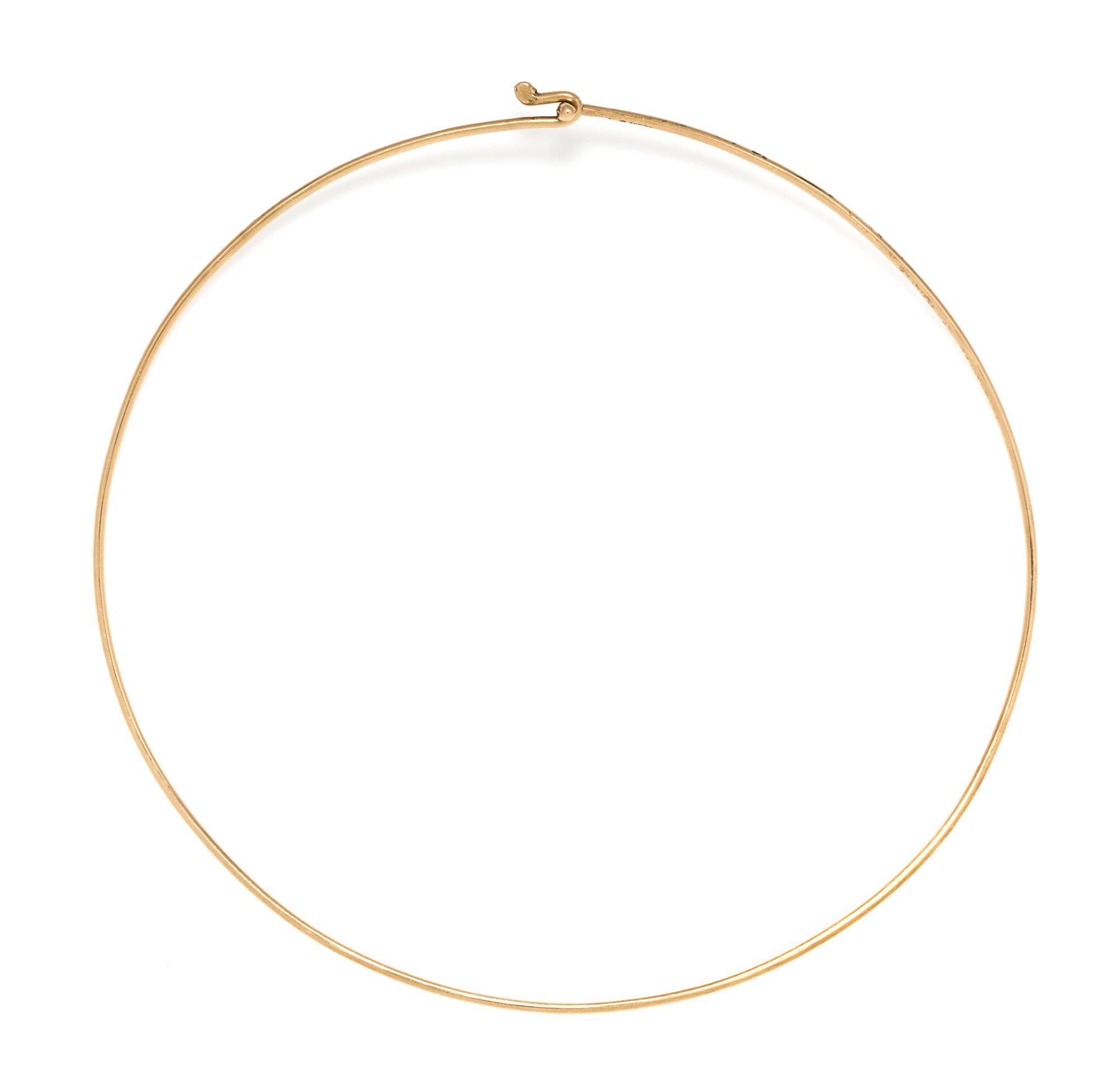 A 14 Karat Yellow Gold Collar Necklace, James Avery, 6.90 dwts.