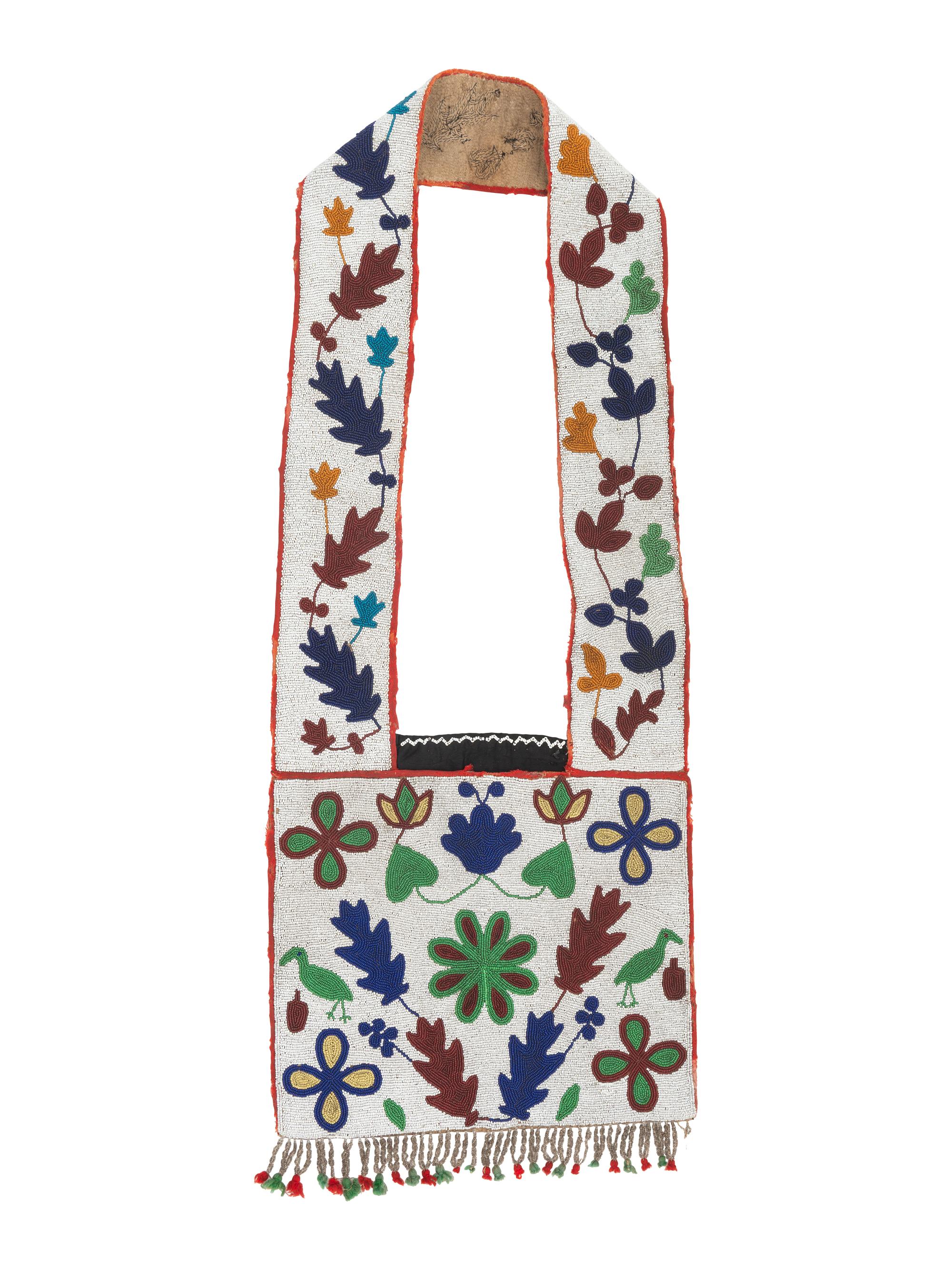 Anishinaabe Beaded Bandolier Bag