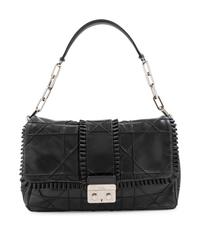A Christian Dior Black Leather Handbag