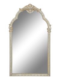 A Silvered Wood Mirror