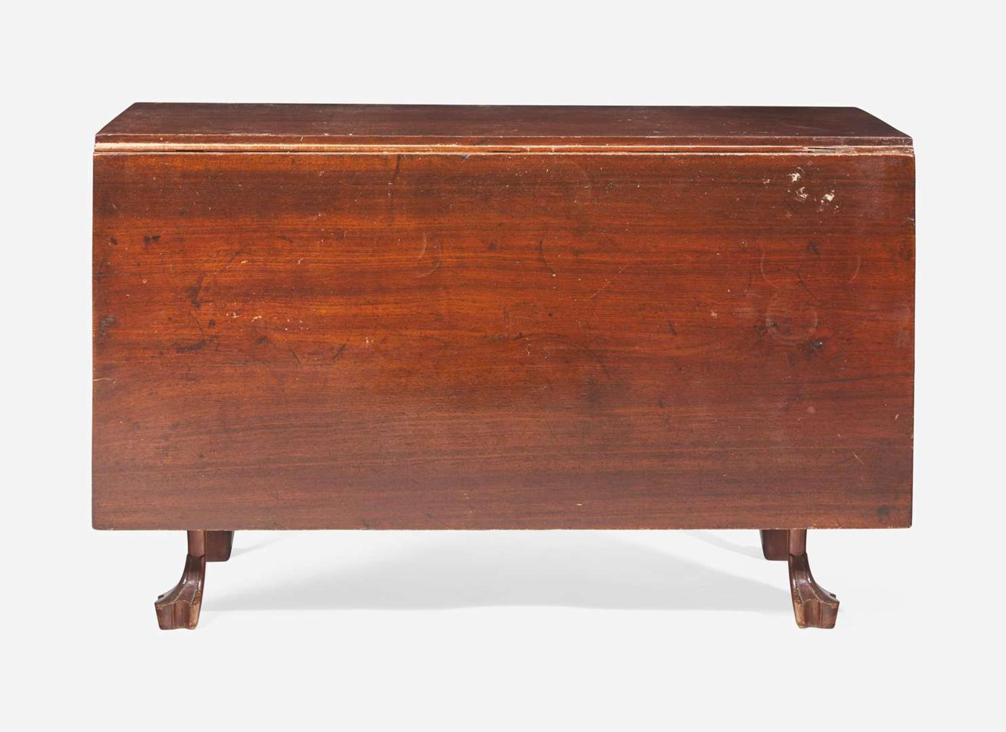A Queen Anne walnut drop-leaf table, Pennsylvania, circa 1770