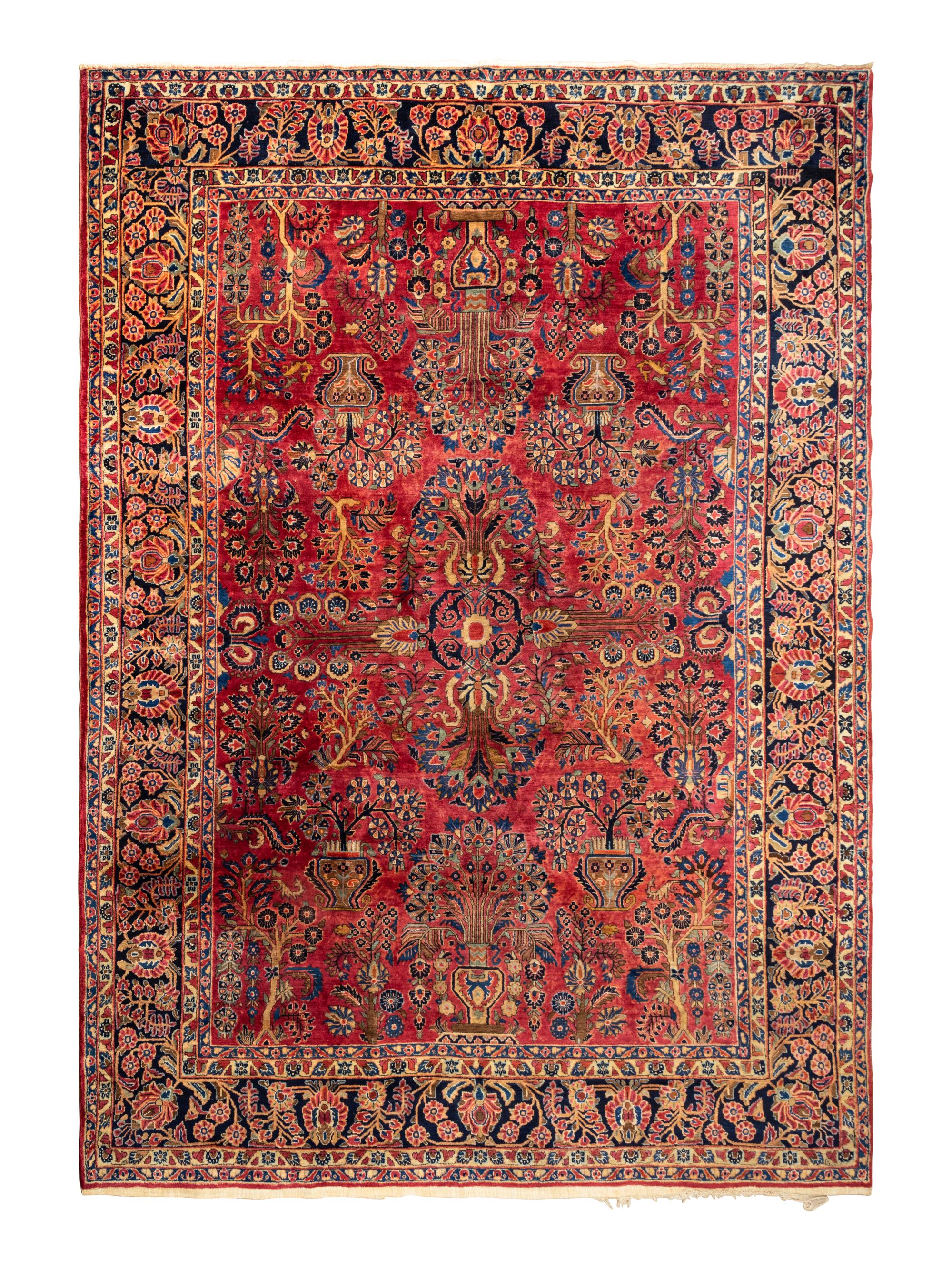 A Sarouk Wool Rug
