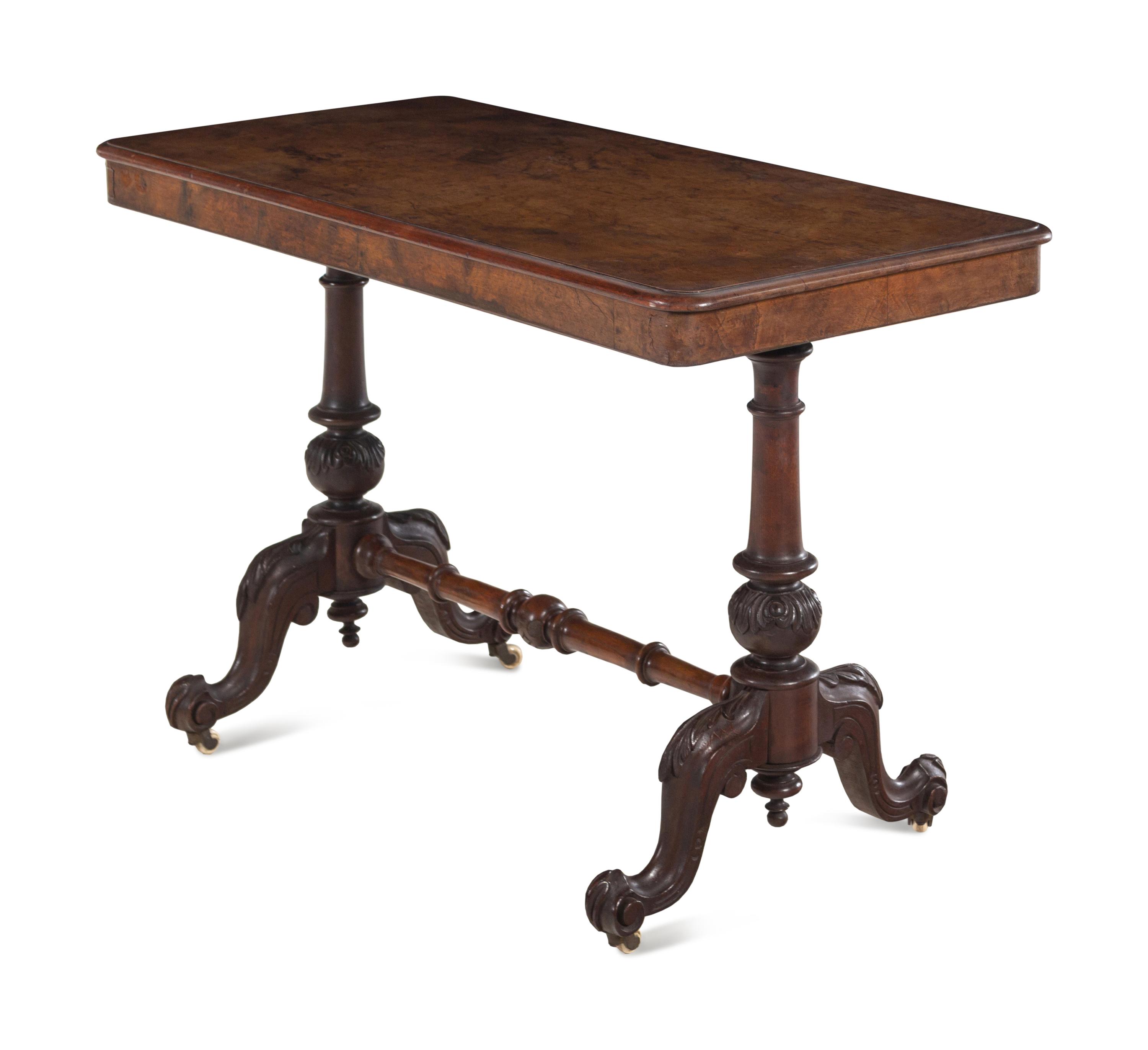 A Late William IV Walnut Sofa Table