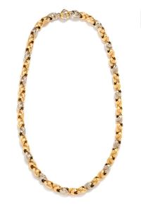 BICOLOR GOLD NECKLACE