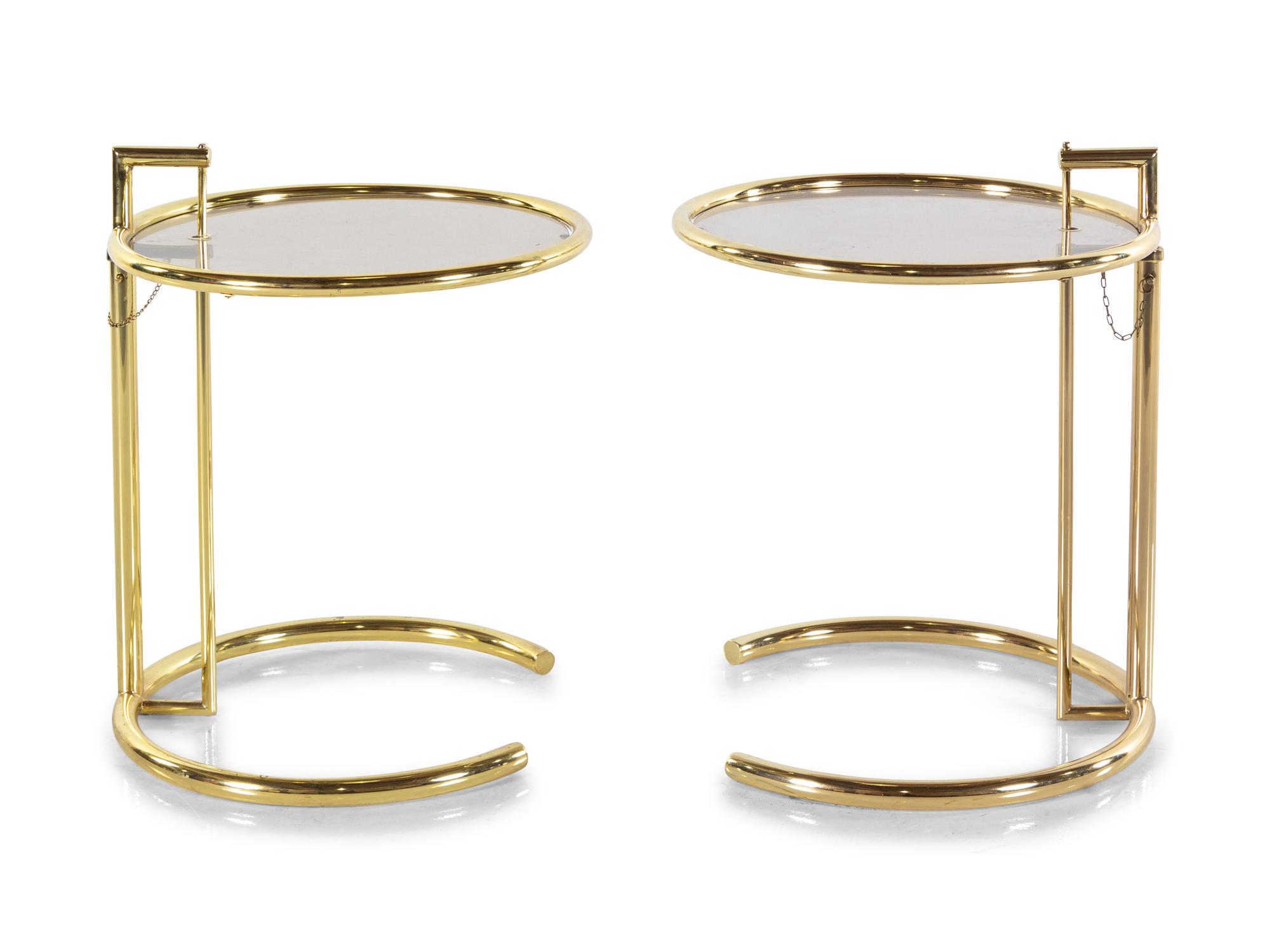 A Pair of Adjustable Side Tables (ETA #8)