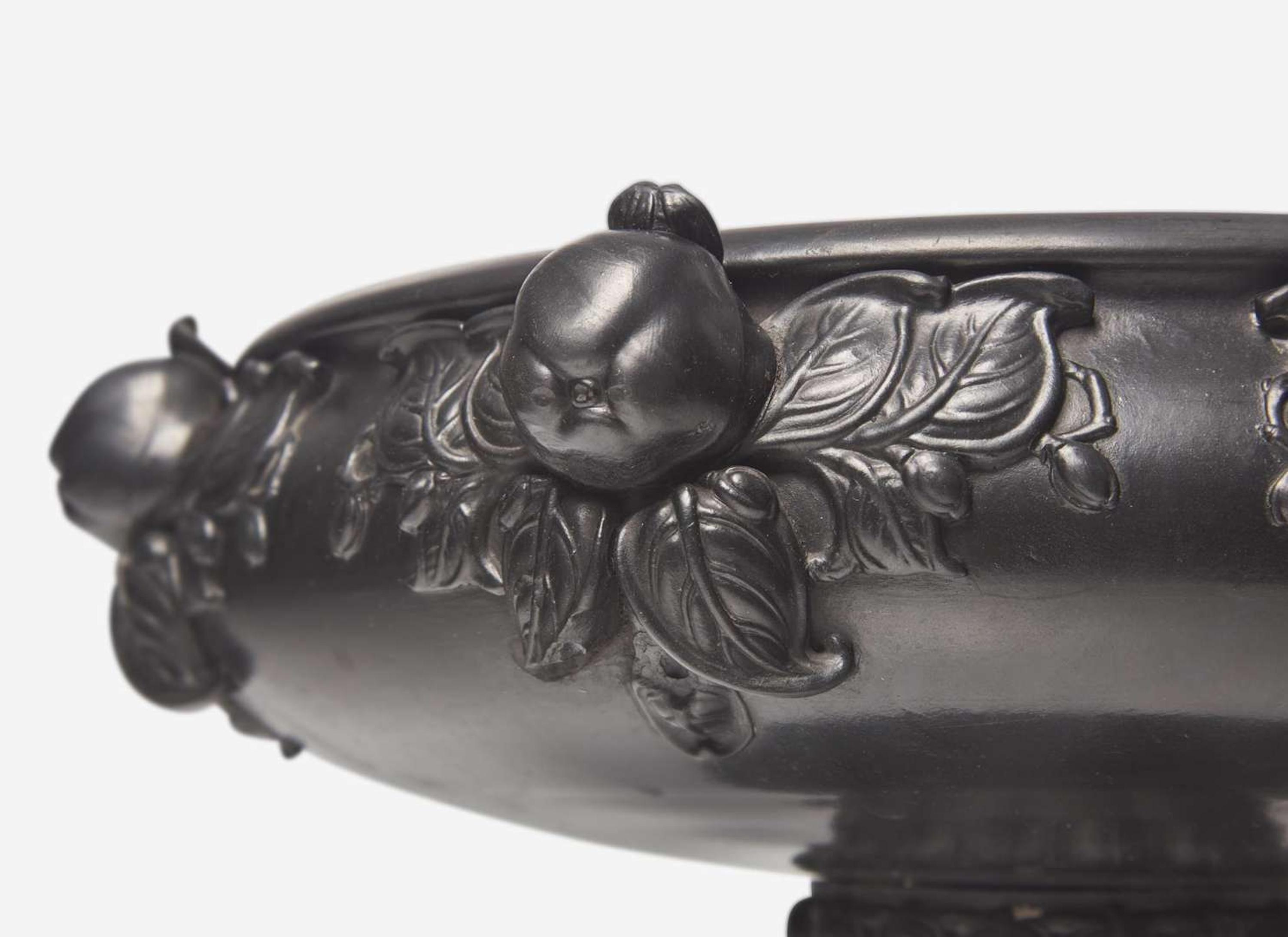 A Wedgwood Paul Follot Designed Black Basalt "Pomona" Centerpiece Bowl, UK, circa 1921