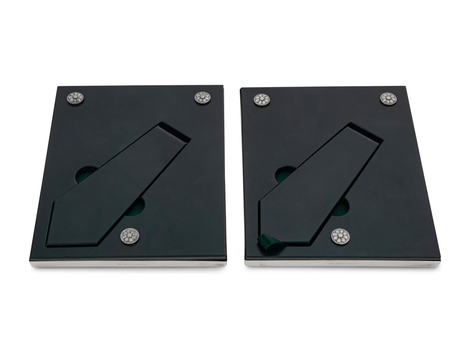 A Pair of Buccellati Silver Picture Frames