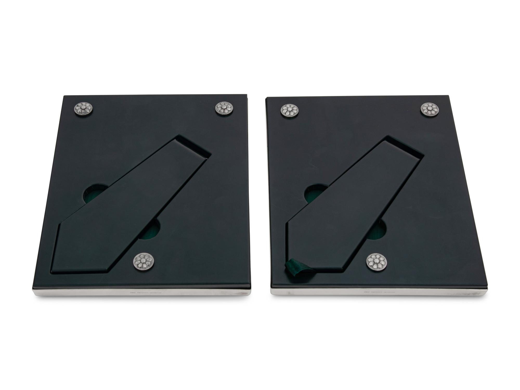 A Pair of Buccellati Silver Picture Frames