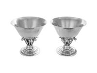 A Pair of Danish Silver Footed Bowls (Item 88 on original listing. )