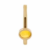 Yellow Gold and Yellow Sapphire Pendant