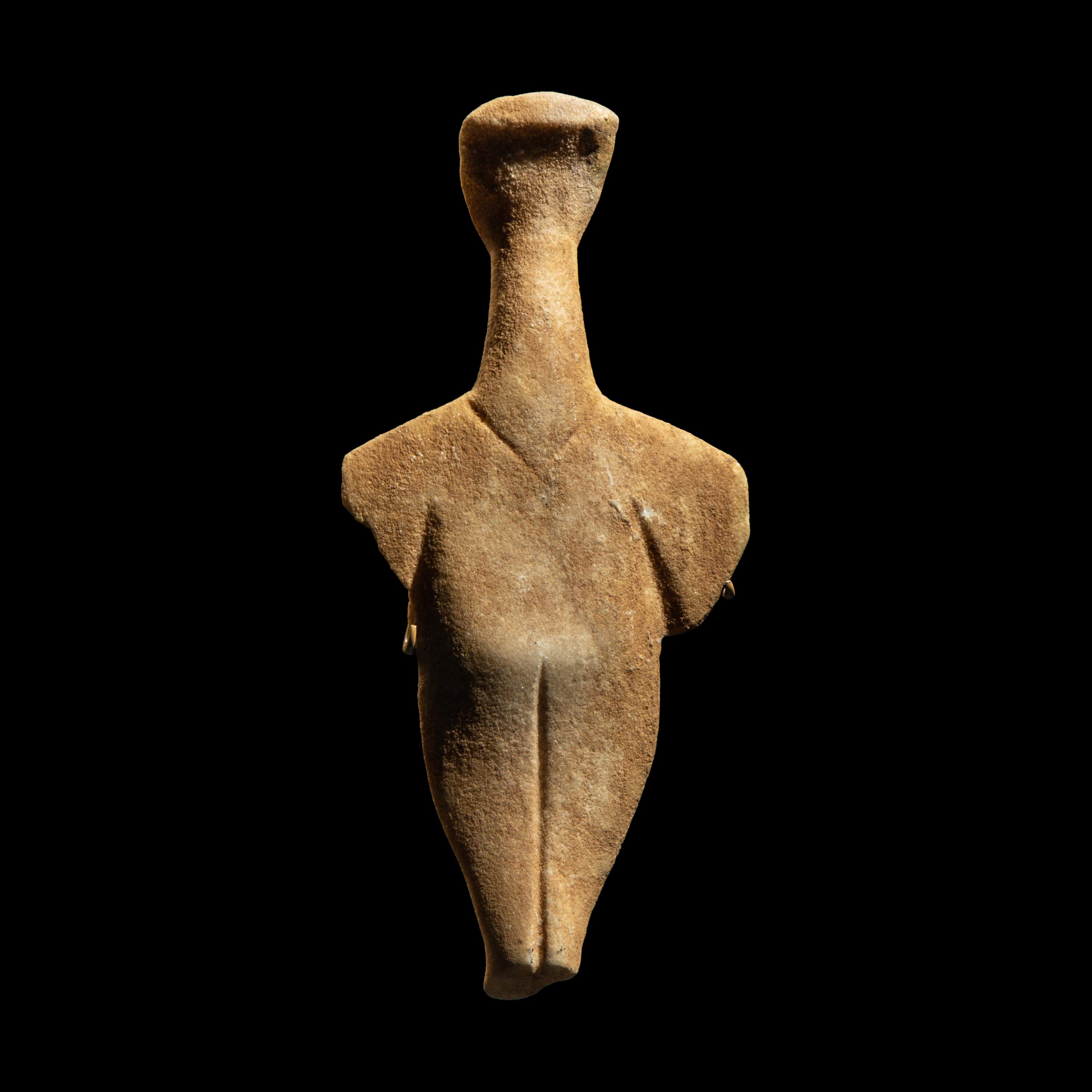 A Cycladic Marble Female Figure