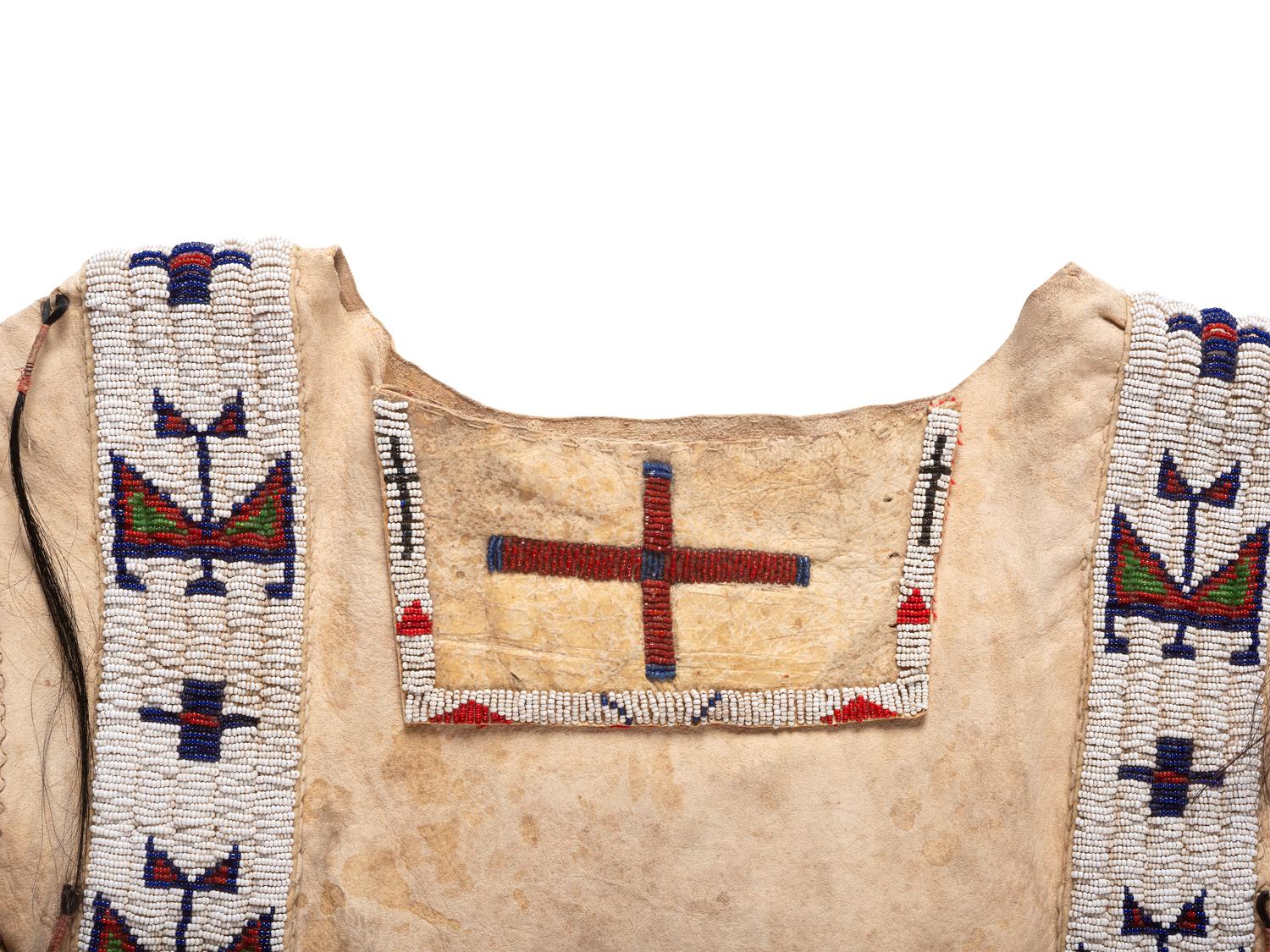 Plains Beaded Hide Shirt