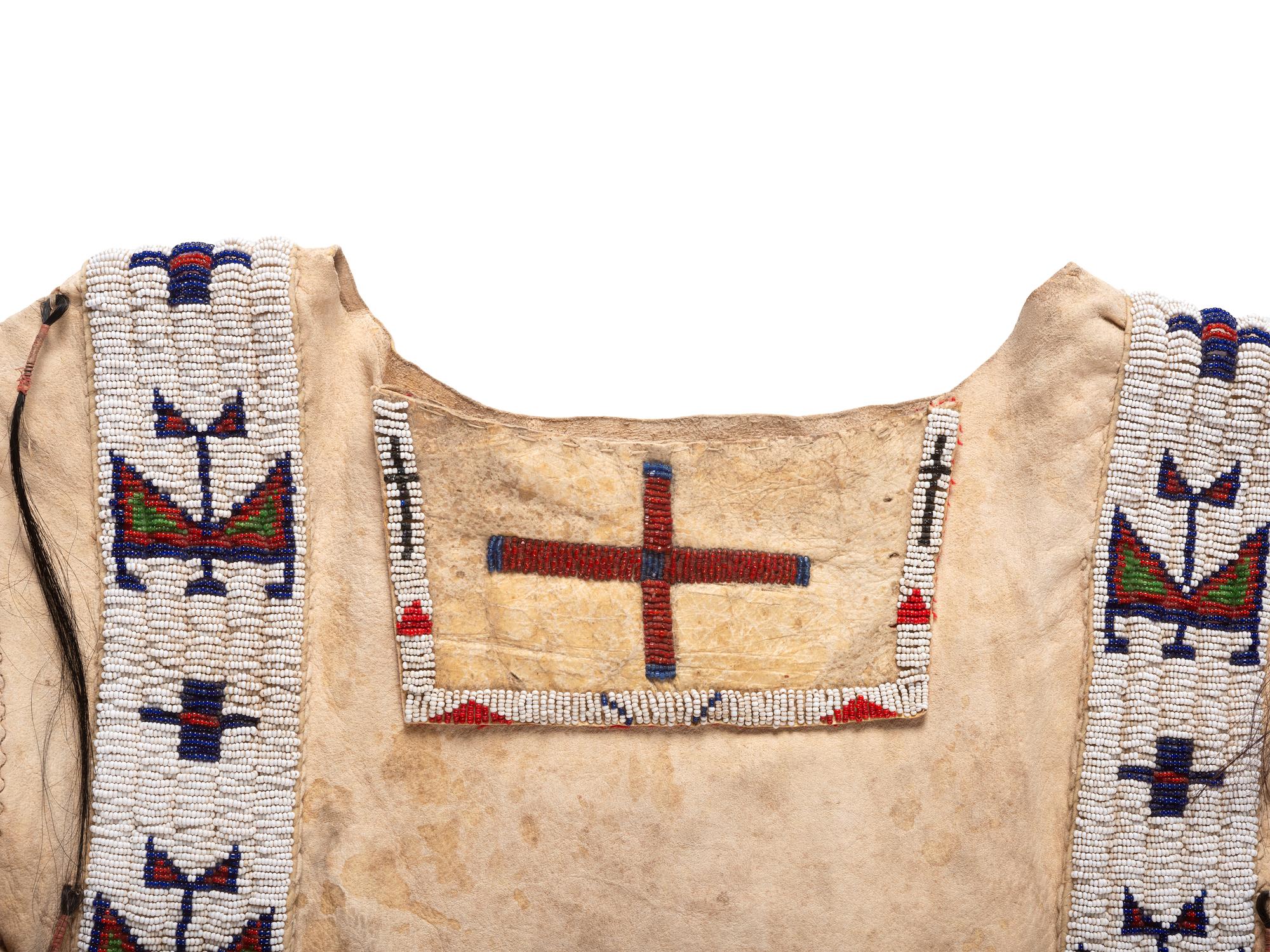 Plains Beaded Hide Shirt