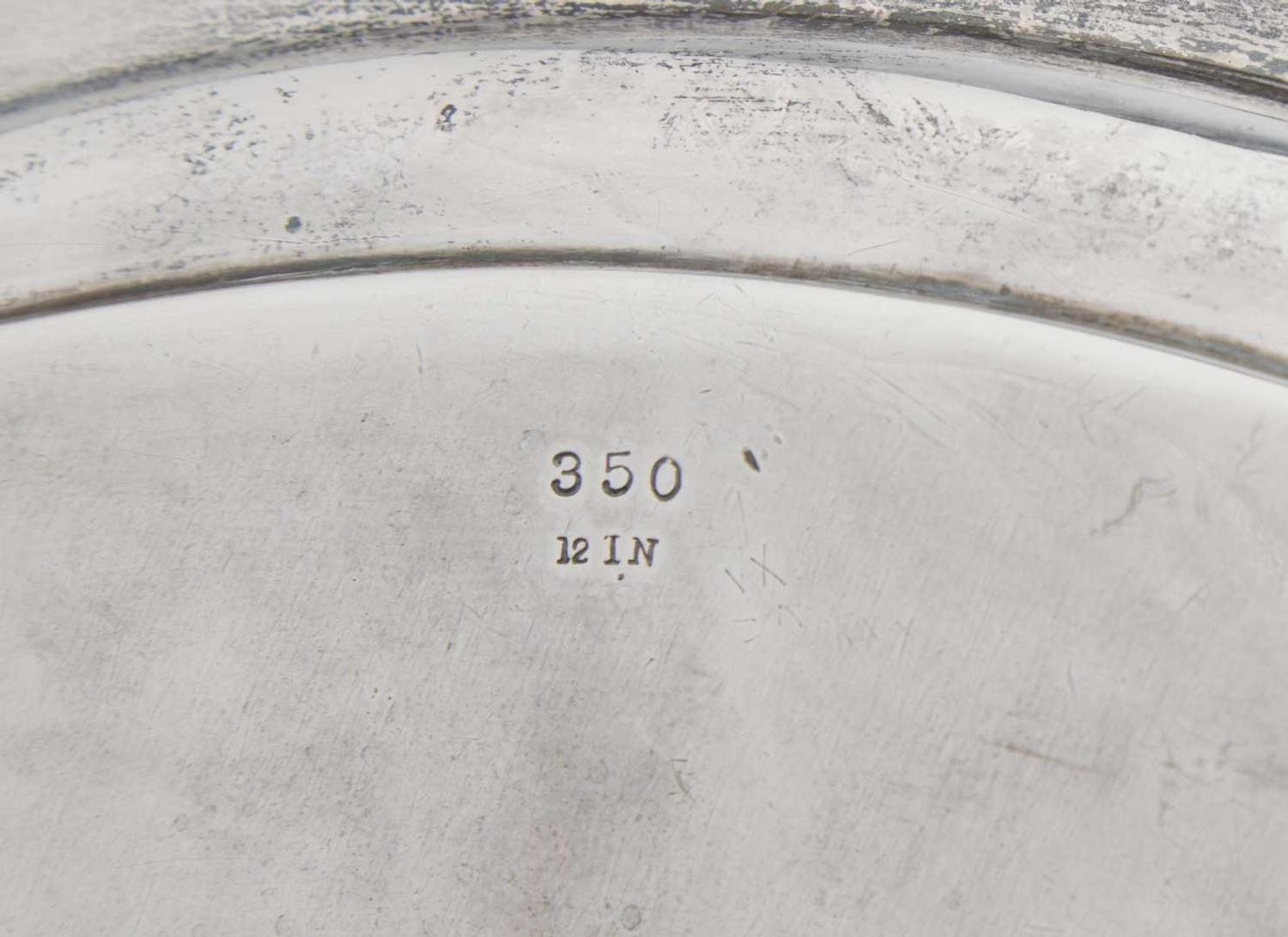 Two sterling silver trays, Gorham Mfg. Co., Providence, RI and Black, Starr & Frost, New York, NY, 1848-1865 and circa 1890, respectively