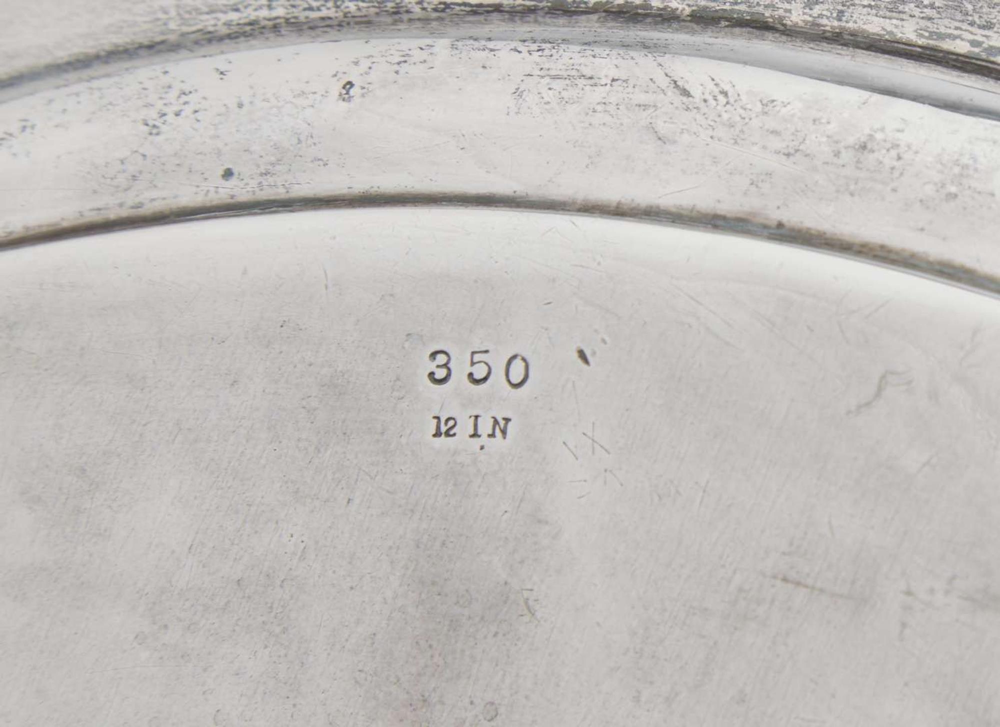 Two sterling silver trays, Gorham Mfg. Co., Providence, RI and Black, Starr & Frost, New York, NY, 1848-1865 and circa 1890, respectively
