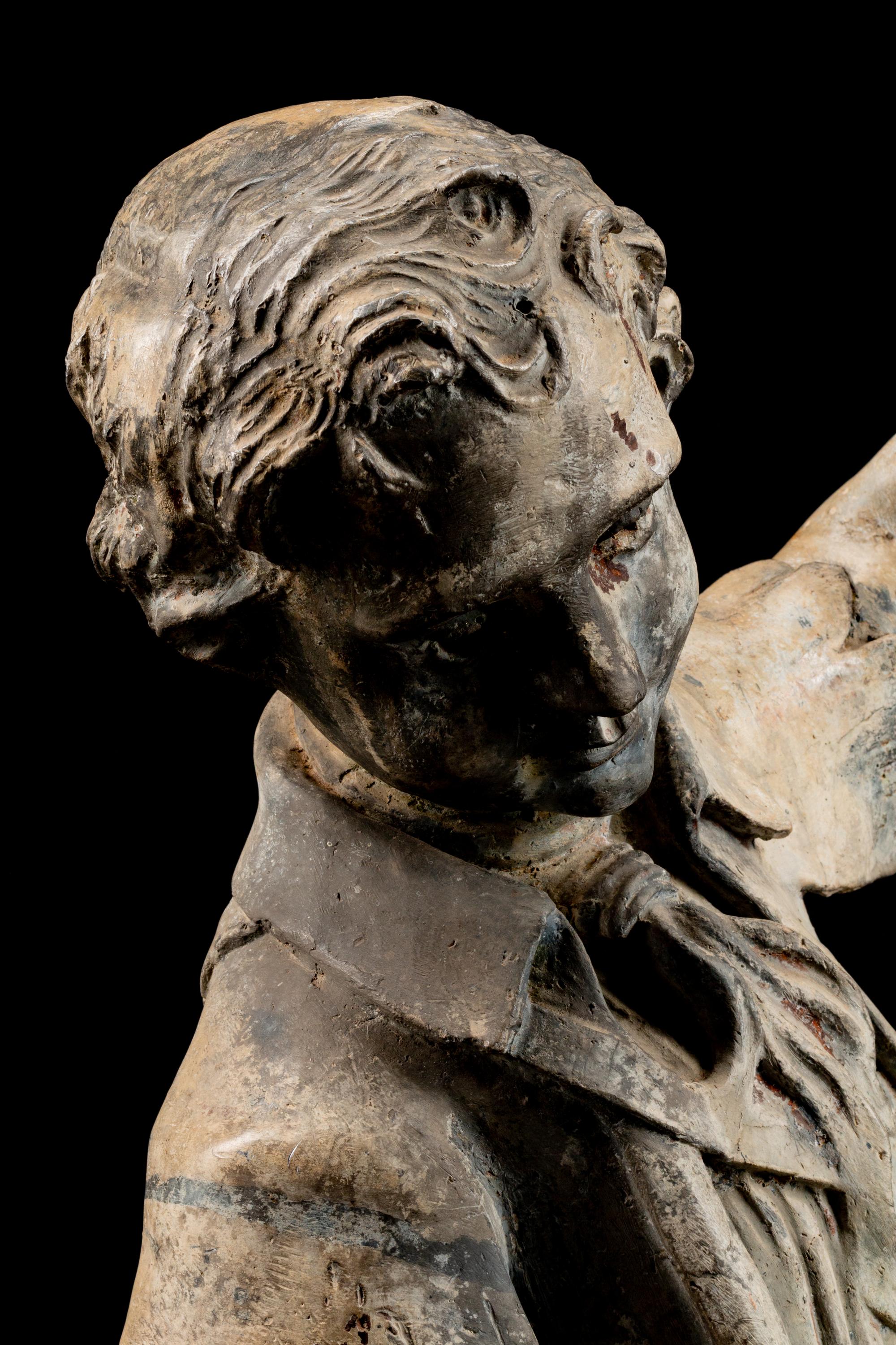 A French Lead Garden Figure of a Boy — 19TH CENTURY