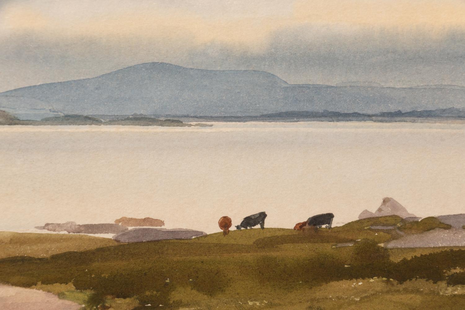 Grazing Cows in Landscape