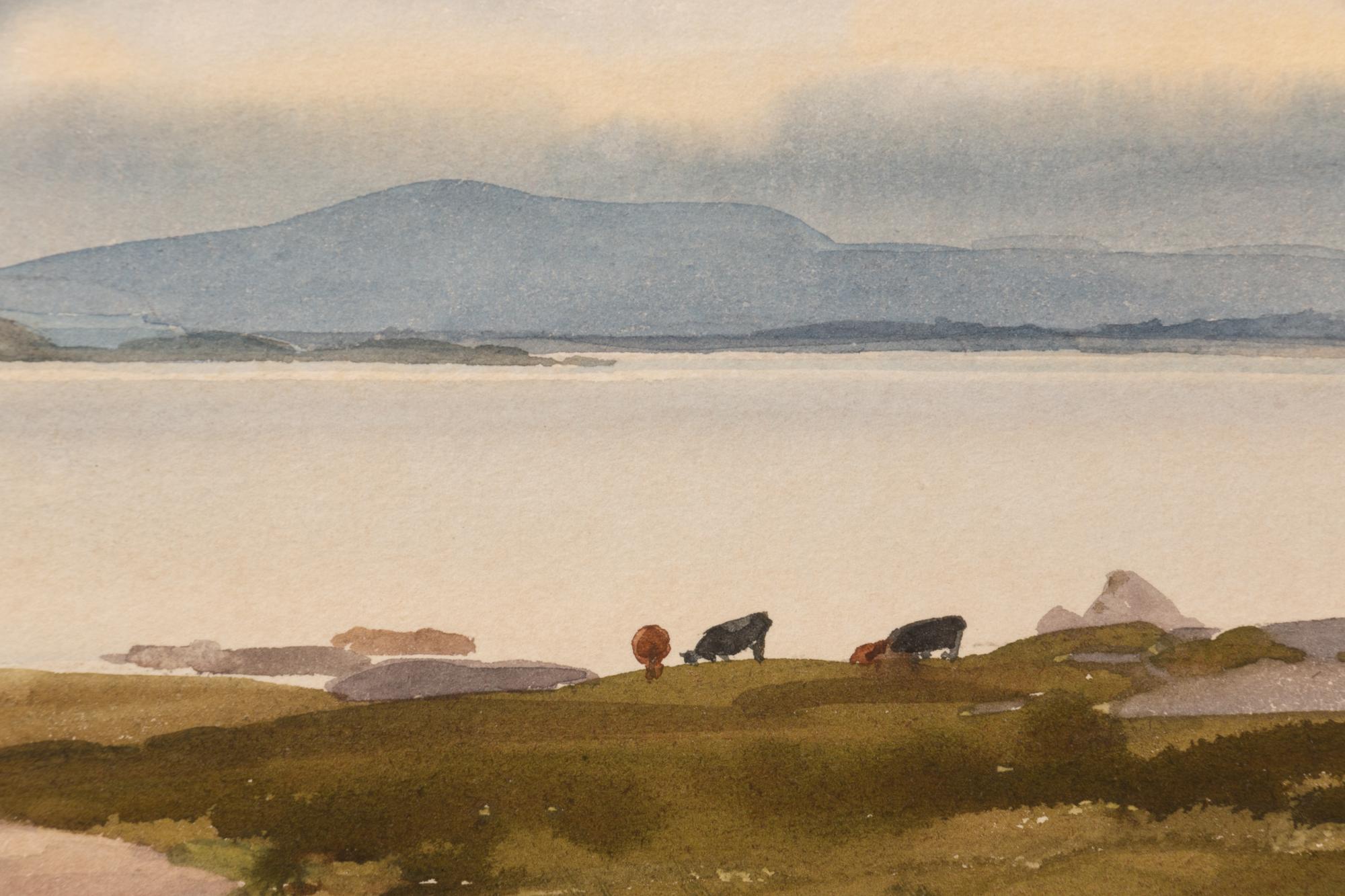Grazing Cows in Landscape