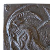A Copper Capricorn Zodiac Sign 13" W x .5" D x 13" H — Italy, Mid-20th Century