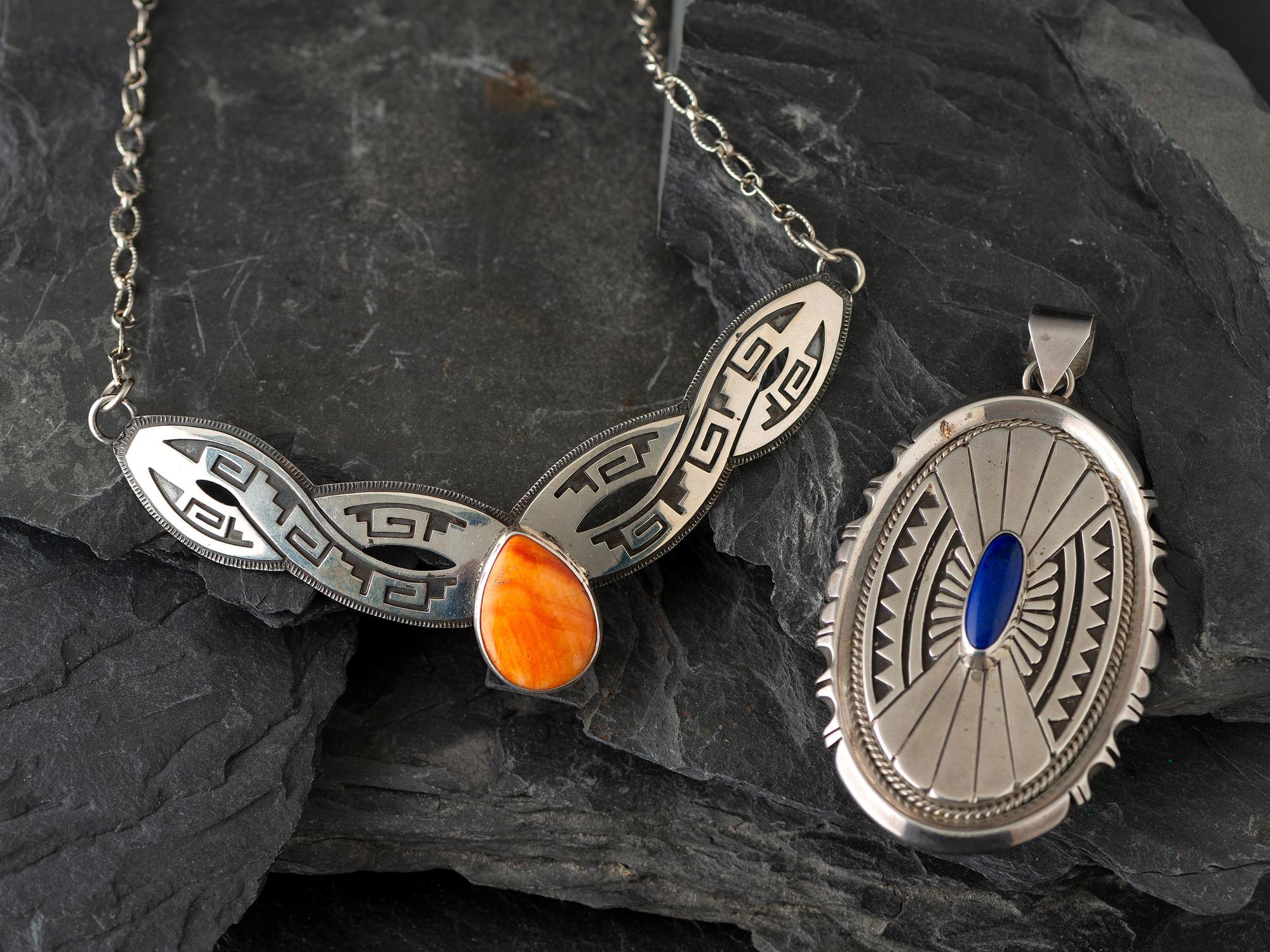 Navajo Sterling Silver Pendants