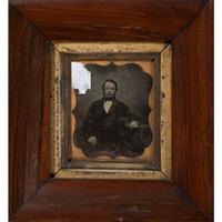 [EARLY PHOTOGRAPHY - PORTRAITURE]. A group of 11 framed portraits featuring male and female subjects highlighted by full plate tintype by Jacobs of New Orleans, including: