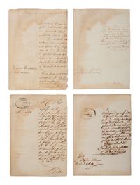[ENSLAVEMENT & ABOLITION]. A group of 29 assorted Cuban documents, some involving enslaved persons.