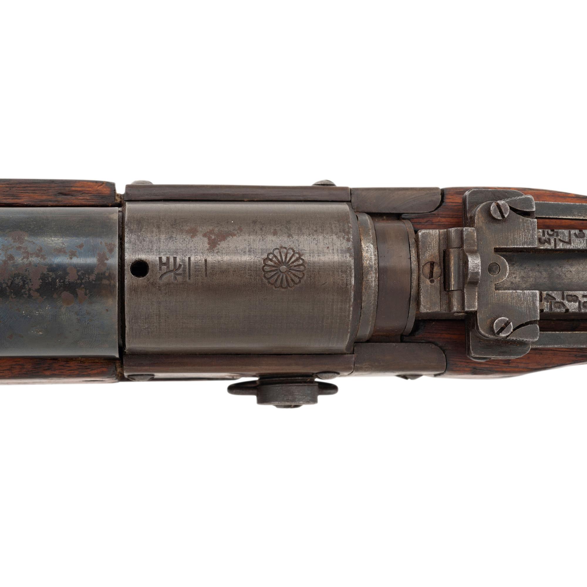 **Japanese Arisaka Type 2 Paratrooper Rifle with Intact Mum and Matching Bolt