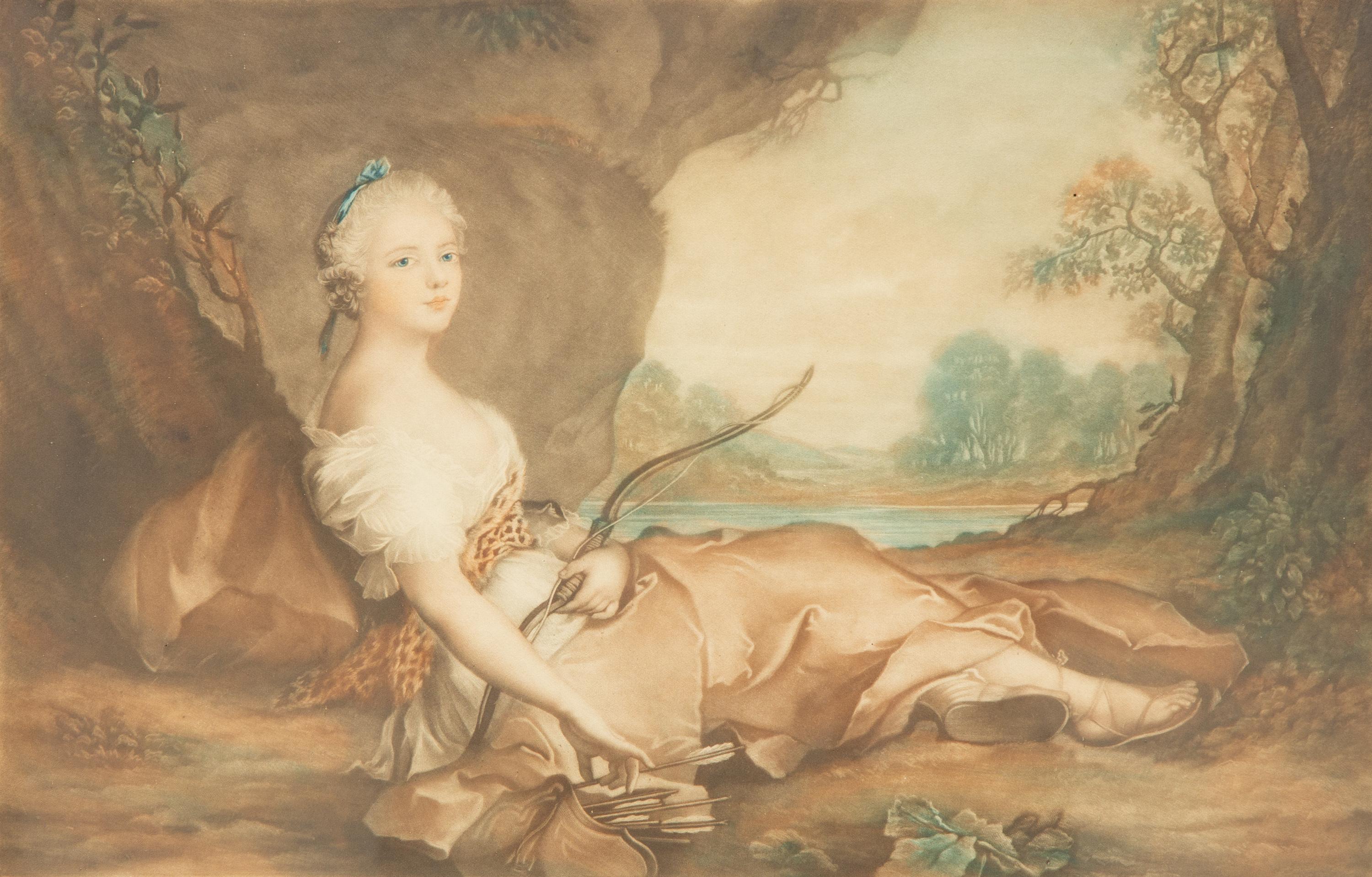 Madame Adelaide as Diana (after Jean-Marc Nattier), 1902