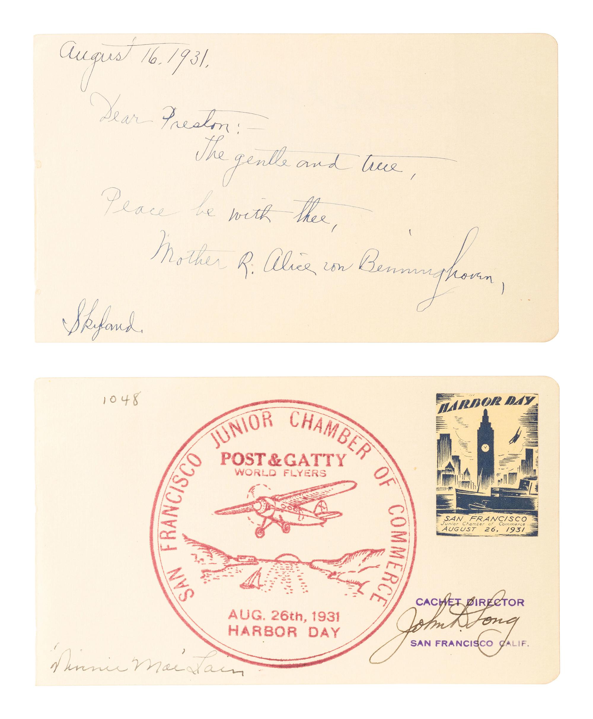 [EXPLORERS]. Autographs of explorers, astronauts, and other pioneers.