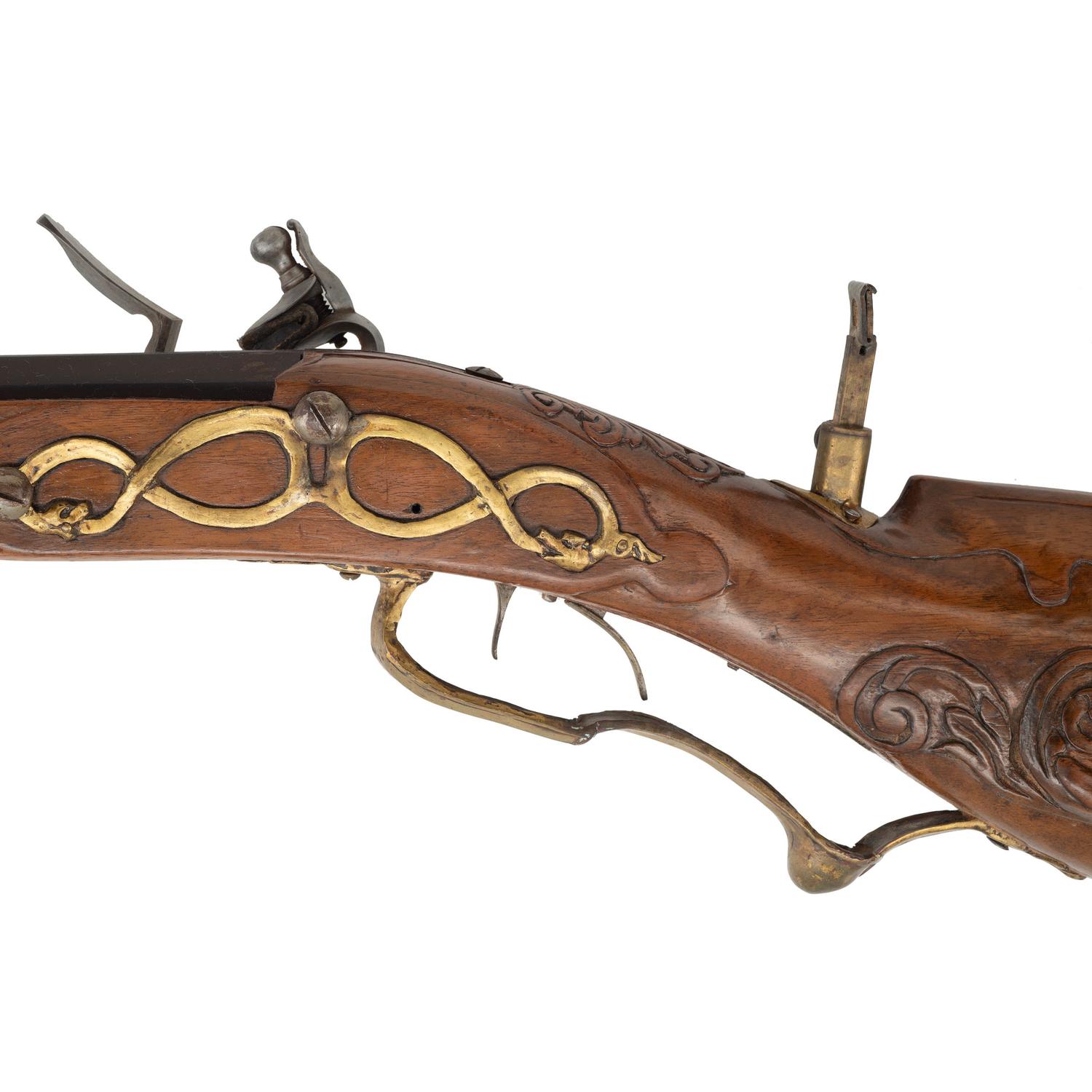 Contemporary Brandenburg-Style Flintlock Jaeger Rifle