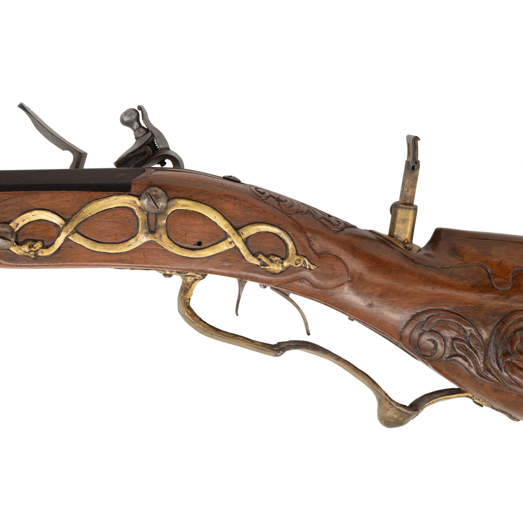 Contemporary Brandenburg-Style Flintlock Jaeger Rifle