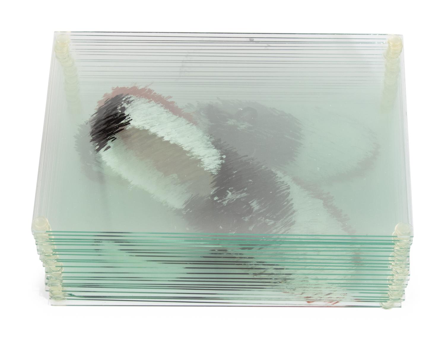 Saddle Shoes Glass Sculpture, 1989
