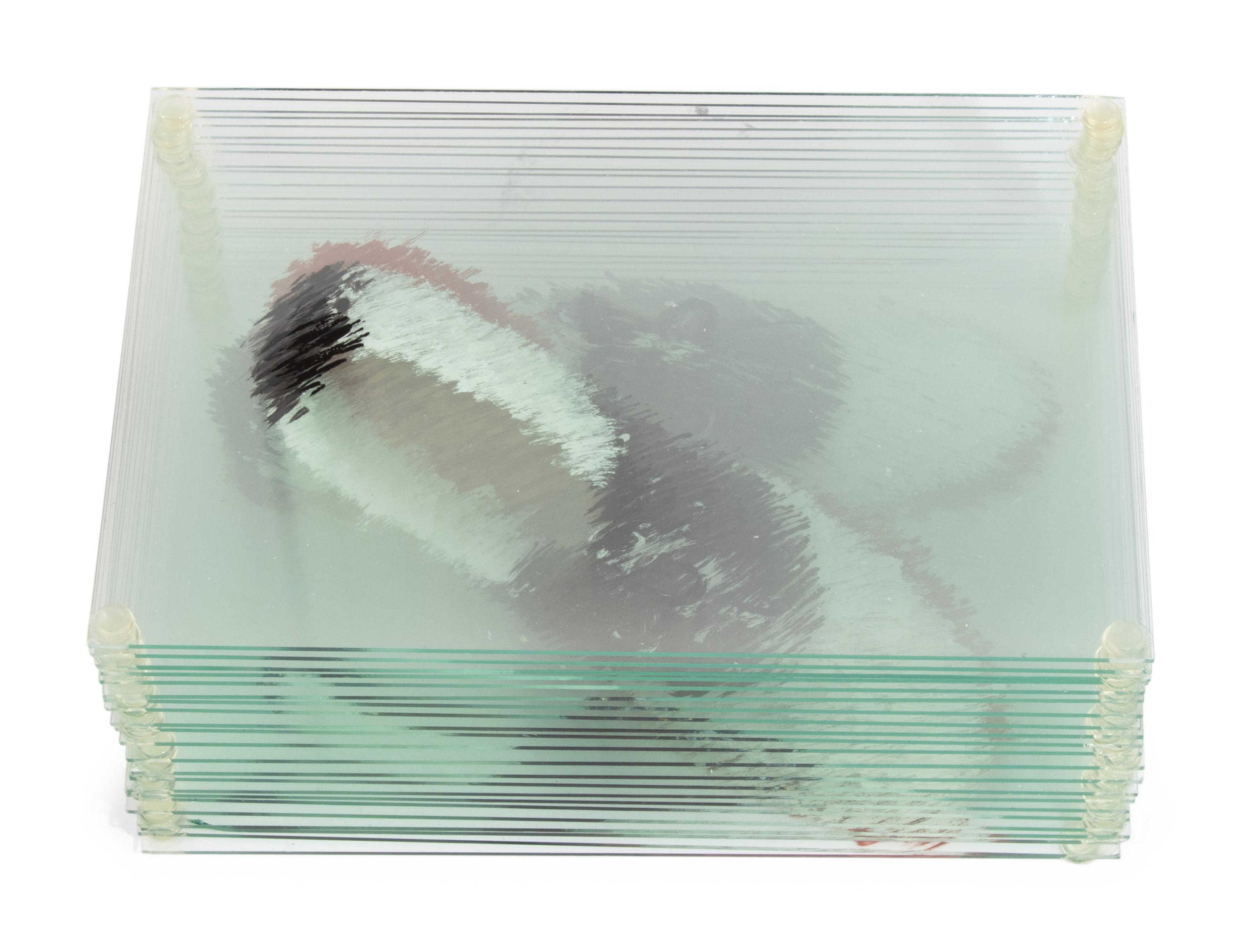 Saddle Shoes Glass Sculpture, 1989